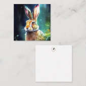 Schattigee Hare Note Kaart Notitiekaartje (Voorkant / Achterkant)