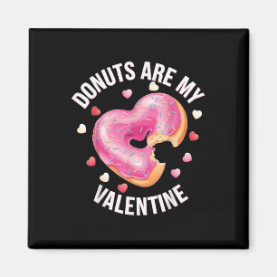 Schattigee hart donut met roze ijskoude Valentijns Magneet