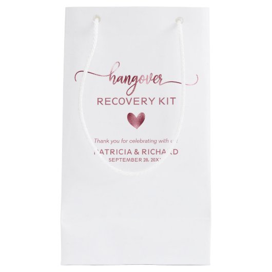 Schattigee Hart Kalligrafie Trouwkater Kit Klein Klein Cadeauzakje (Voorkant)