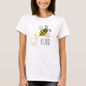 Schattigee harten bee soort geel zwart of aangepas t-shirt (Voorkant)