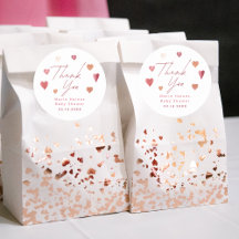 Schattigee harten Girly Baby shower Dank u