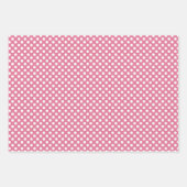 Schattigee harten Pastel Pinks Pattern Inpakpapier Vel (Voorkant 3)