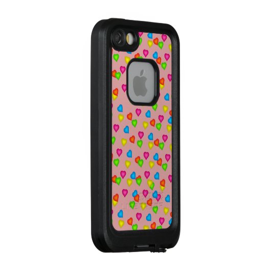 Schattigee harten Pattern LifeProof Hoesje (Achterkant / rechts)
