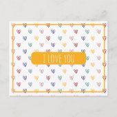 Schattigee harten stijl 2 briefkaart (Voorkant)