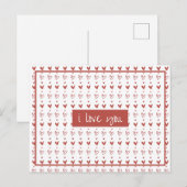 Schattigee harten stijl 3 briefkaart (Voorkant / Achterkant)