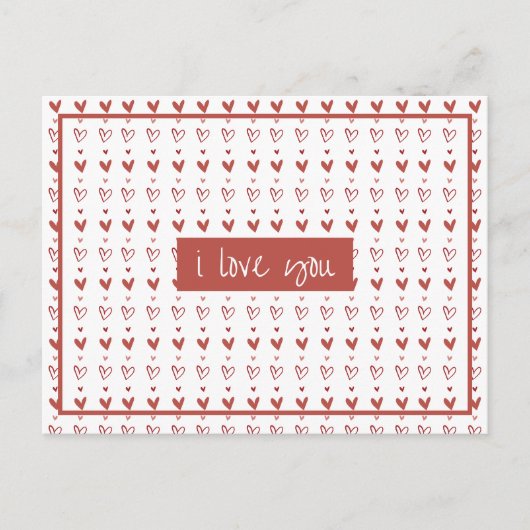 Schattigee harten stijl 3 briefkaart (Voorkant)