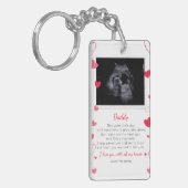 Schattigee hartliefde Happy Valentines Day van Bum Sleutelhanger (Voorkant Links)