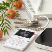 Schattigee hartliefde Happy Valentines Day van Bum Sleutelhanger (Voorkant Rechts)