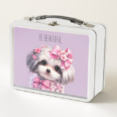 Schattigee Havanese puppy hondenkunst (Voorkant)
