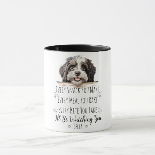 Schattigee Havanezer Dog Funny Custom Mok (Midden)