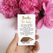 Schattigee Hedgehog Boek Aanvraag Baby shower Behu Informatiekaartje