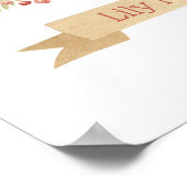 Schattigee Hedgehog Childs Kwekerij Wall Art Decor Poster (Hoek)