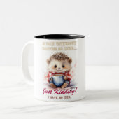 Schattigee Hedgehog Coffee Mok voor alle Koffielie (Voorkant links)
