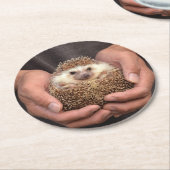 Schattigee Hedgehog Faux Roos Gold Onderzetter (Gebogen)