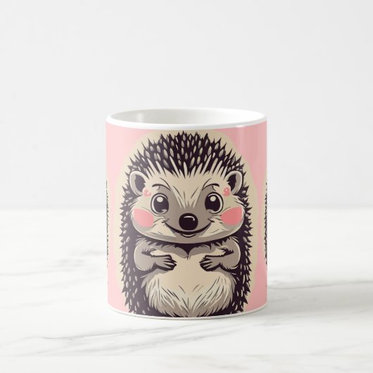 Schattigee Hedgehog Hedgie aangepaste tekst Koffiemok (Center)