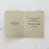 Schattigee Hedgehog Night Forest Light Ik mis je Kaart (Binnen)