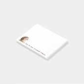 Schattigee Hedgehog Personalize Notes (Schuin)