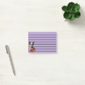 Schattigee Heeler Puppy Met Vlinder En Bloem Post-it® Notes (Kantoor)