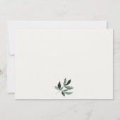 Schattigee Heilige Koe Bladgroen Pastel Neutral Ki Notitiekaartje (Achterkant)