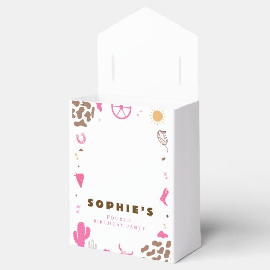 Schattigee Heilige koe hoogland koe Bedankdoosjes (Geopend)