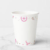 Schattigee Heilige koe hoogland koe Papieren Bekers (Achterkant)