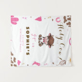 Schattigee Heilige koe hoogland koe Wandkleed (Voorkant (horizontaal))