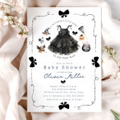 Schattigee heks Baby shower uitnodiging