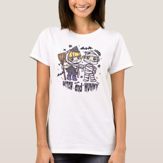 Schattigee heks en mama t-shirt (Voorkant)