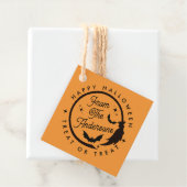 Schattigee heks gelukkig Halloween trakteren of be Bedankjes Labels (In situ)