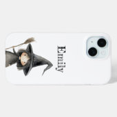 Schattigee heks gepersonaliseerde Halloween telefo Case-Mate iPhone Case (Achterkant (horizontaal))
