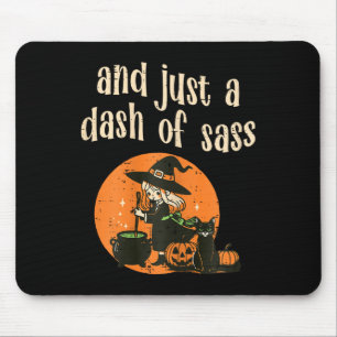 Schattigee heks Grappig Halloween Vrouwen Meisjes  Muismat