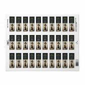 Schattigee heks grillige Halloween retouradres Etiket (Full Sheet)