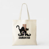 Schattigee heks Halloween gepersonaliseerd Tote Bag (Achterkant)