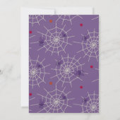 Schattigee heks Halloween meisje verjaardagsfeestj Kaart (Achterkant)