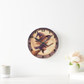 Schattigee heks Halloween Wall Clock - Spooky Deco Ronde Klok (Huis)