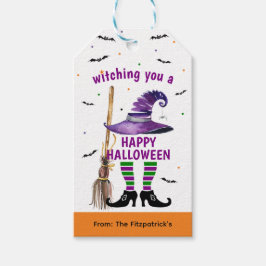 Schattigee heks Happy Halloween Kinder Party Bag G Cadeaulabel