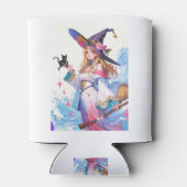 Schattigee heks Holding Black Cat Thunder_Cove Blikjeskoeler (Achterkant)