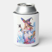 Schattigee heks Holding Black Cat Thunder_Cove Blikjeskoeler (Blikje Achterkant)