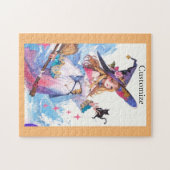 Schattigee heks Holding Black Cat Thunder_Cove Legpuzzel (Horizontaal)