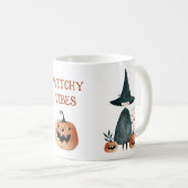 Schattigee Heks & Jack o Lantaarns Witchy Vibes Ha Koffiemok (Voorkant rechts)