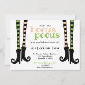 Schattigee heks Leggings & laarzen Hocus Pocus Hal Kaart (Voorkant)