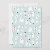 Schattigee heks met Halloween Pun Party Kaart (Achterkant)