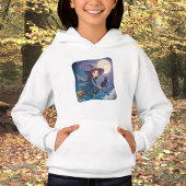 Schattigee heks met kattenhoodie