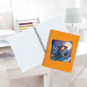 Schattigee heks met kattenspiraal Notitieboek