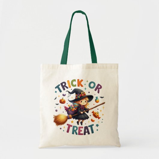 Schattigee heks Trick or treat tas (Voorkant)
