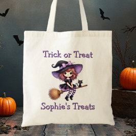 Schattigee heks Trick or treat tas