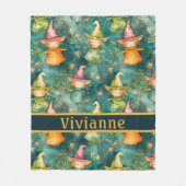 Schattigee heksen Tosca fleece deken (Voorkant)