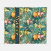 Schattigee heksen Tosca fleece deken (Voorkant (Horizontaal))