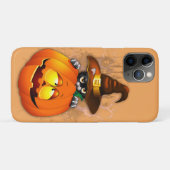 Schattigee heksenkat en pompoen Halloween vrienden Case-Mate iPhone Case (Achterkant (horizontaal))