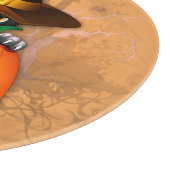 Schattigee heksenkat en pompoen Halloween vrienden Snijplank (Hoek)